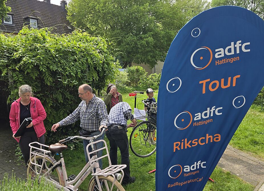 ADFC ReparaturCafé in Action